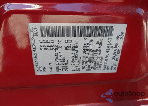 2023 Nissan Rogue Sv Intelligent Awd из США, поврежденный, VIN 5N1BT3BB7PC919143